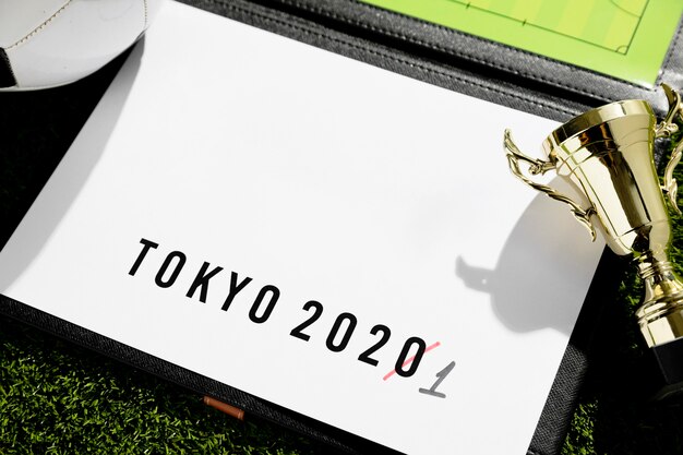 Evento deportivo Tokio 2020 aplazado surtido