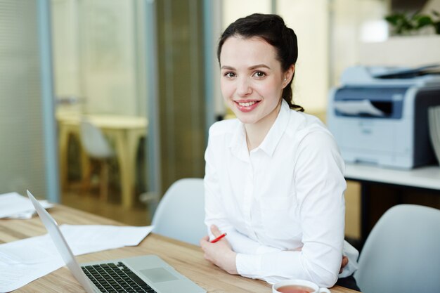 Exitosa mujer de negocios