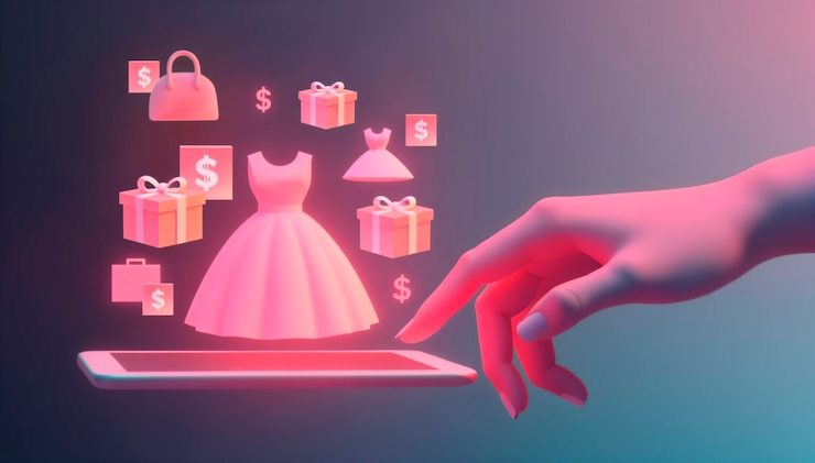 Foto gratuito experiencia de compras en línea