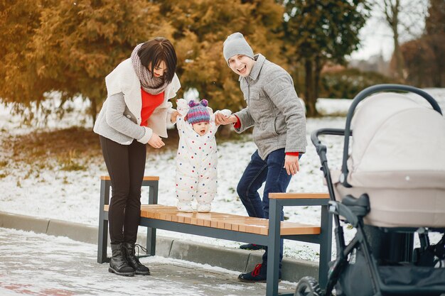 Familia de invierno