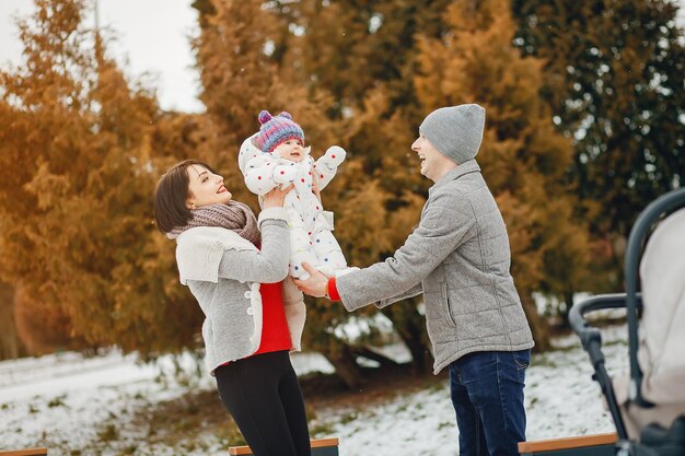 Familia de invierno