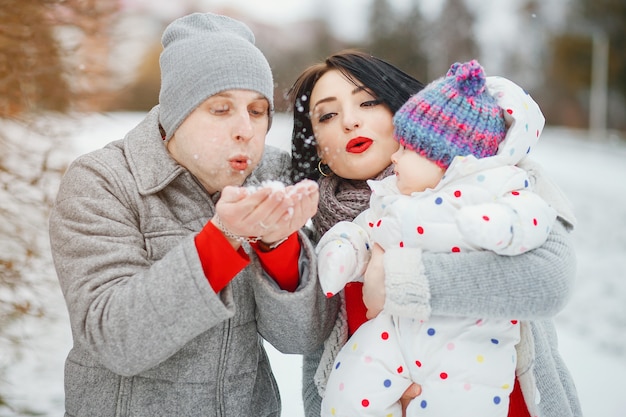 Familia de invierno