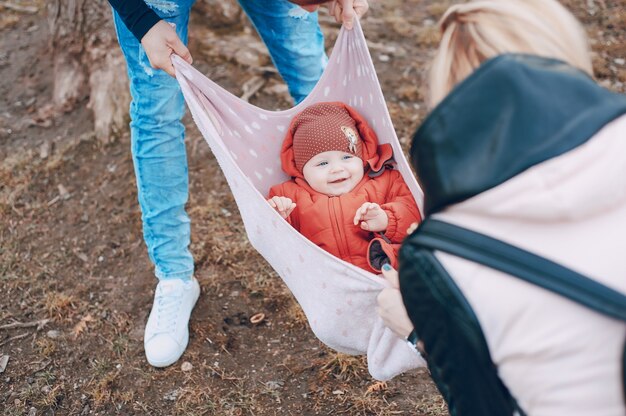 familia en el parque