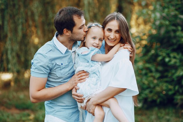 familia en un parque