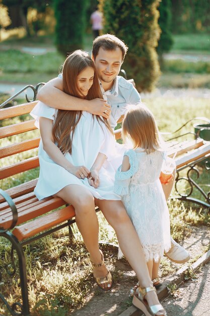 familia en un parque