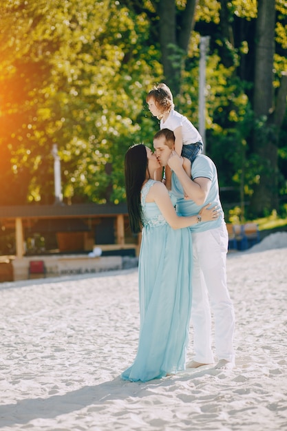 familia en un parque