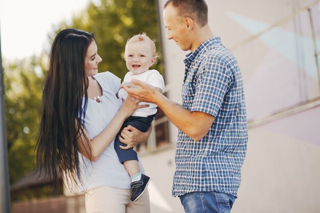 familia en un parque