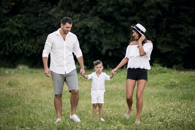 Familia en el parque