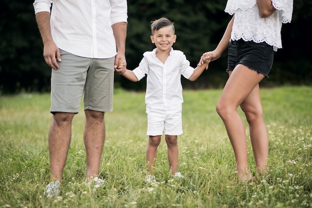 Familia en el parque