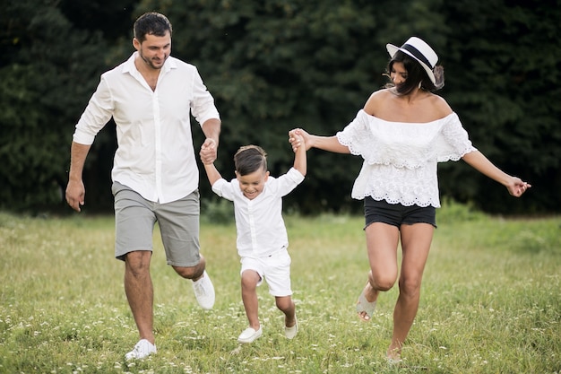 Familia en el parque