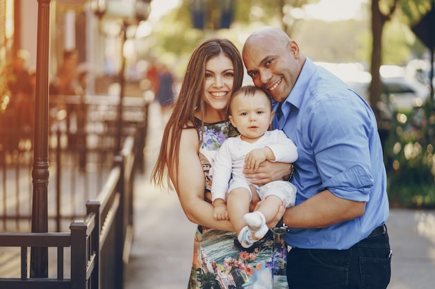 Familia en un paseo