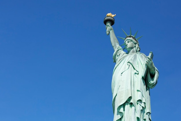 Foto gratuita famosa estatua de la libertad, nueva york.
