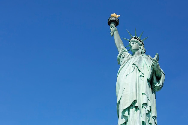 Famosa estatua de la libertad, Nueva York.