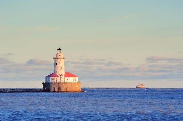 Foto gratuita faro de chicago