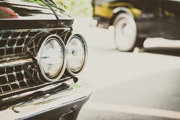 Faros de luz de coche