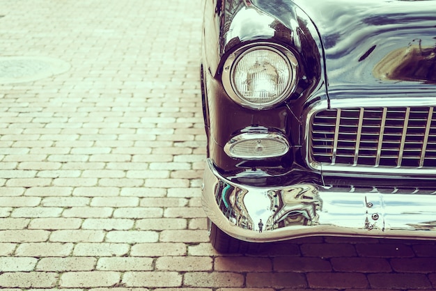 Foto gratuita faros de luz de coche