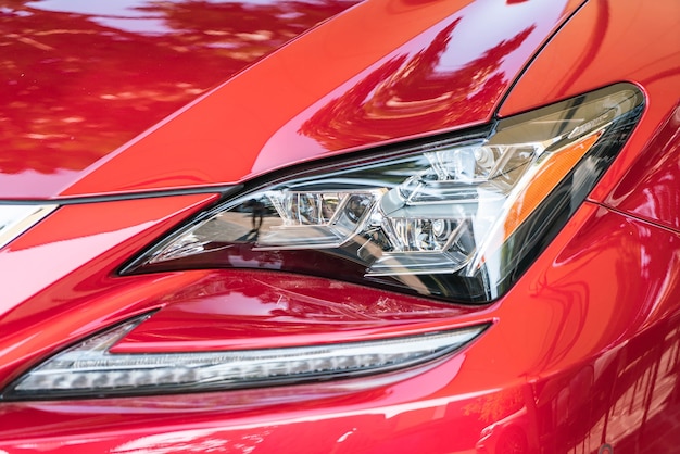 Foto gratuita faros de luz de coche