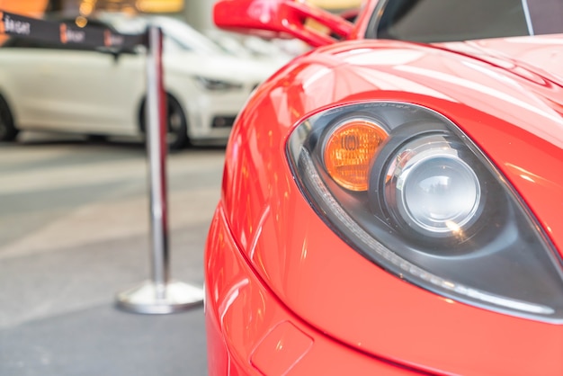 Foto gratuita faros de luz de coche