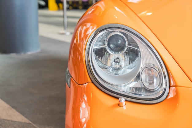 Foto gratuita faros de luz de coche