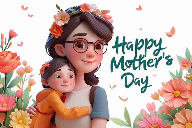 Feliz celebración del día de la madre.