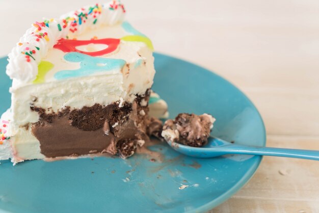 feliz cumpleaños pastel de helado