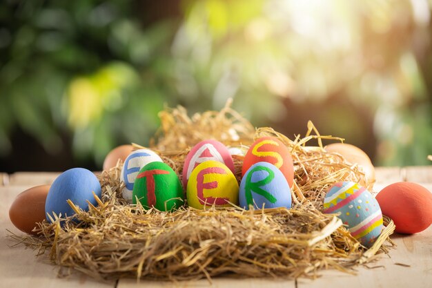 Fiesta del huevo de pascua.