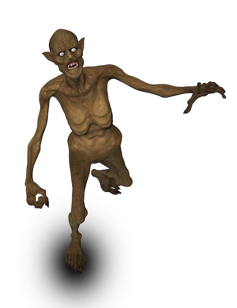 Figura de demonio malvado de Halloween 3D