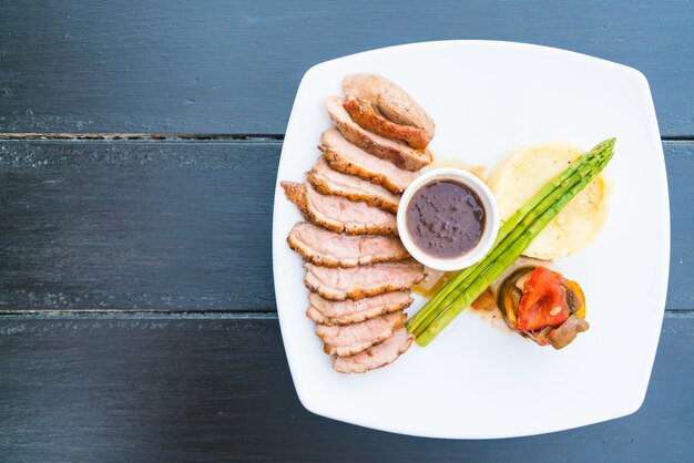 filete de pechuga de pato