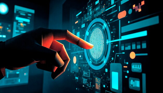 Fingerprint scanning technology interface