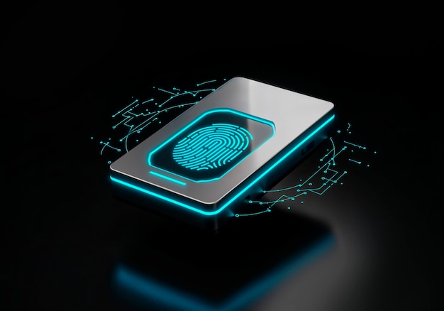 Fingerprint scanning technology on a mobile device