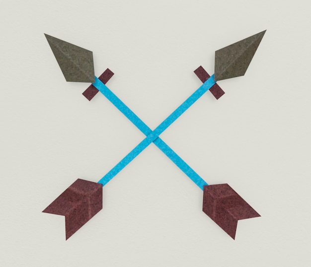 Flecha, arco, dirección, icono, símbolo