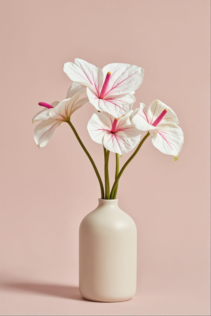 Foto gratuito las flores en un telón de fondo colorido