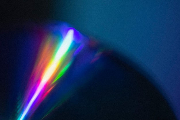Fondo abstracto de arco iris con luz led de neón