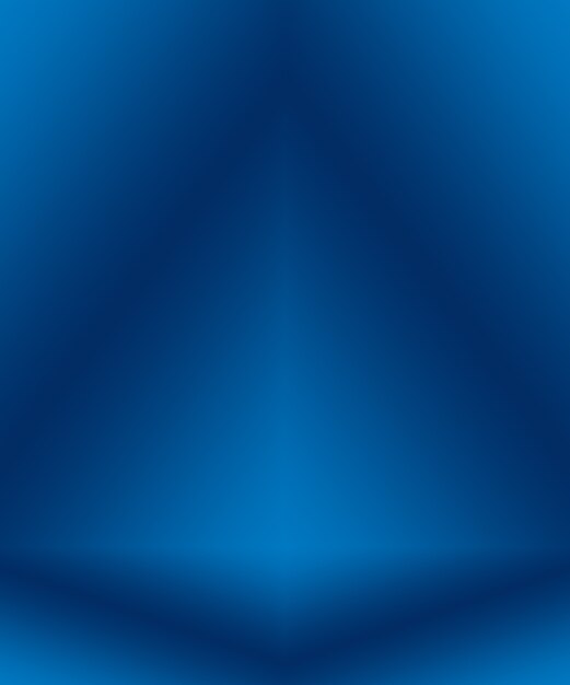 Fondo abstracto azul degradado. Estudio azul oscuro liso con viñeta negra.