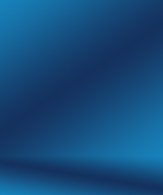 Fondo abstracto azul gradiente azul oscuro liso con estudio de viñetas negras