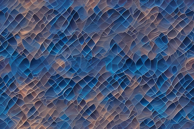 Un fondo abstracto azul y marrón con un patrón de cuadrados y rectángulos.