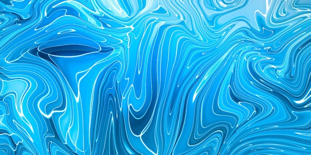 Foto gratuita fondo abstracto azul veteado. patrón de mármol líquido.