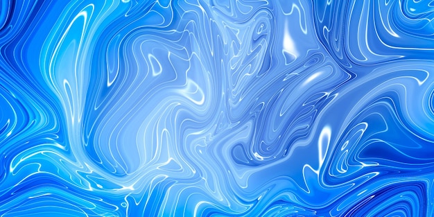 Foto gratuita fondo abstracto azul veteado. patrón de mármol líquido.