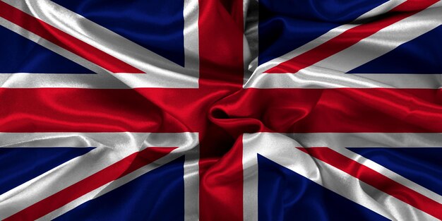 Fondo abstracto con bandera Union Jack