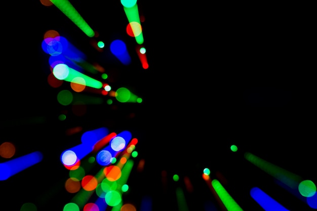 Foto gratuita fondo abstracto bokeh con luces coloridas