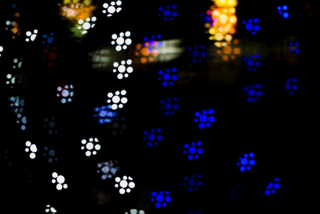 Foto gratuita fondo abstracto bokeh con luces coloridas