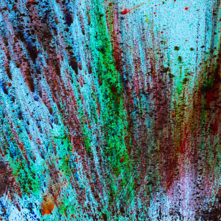 Foto gratuito fondo abstracto de colores holi multicolores