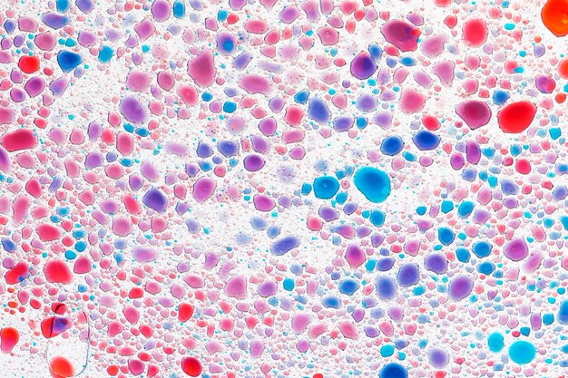 Fondo abstracto colorido burbuja de aceite en papel tapiz de agua