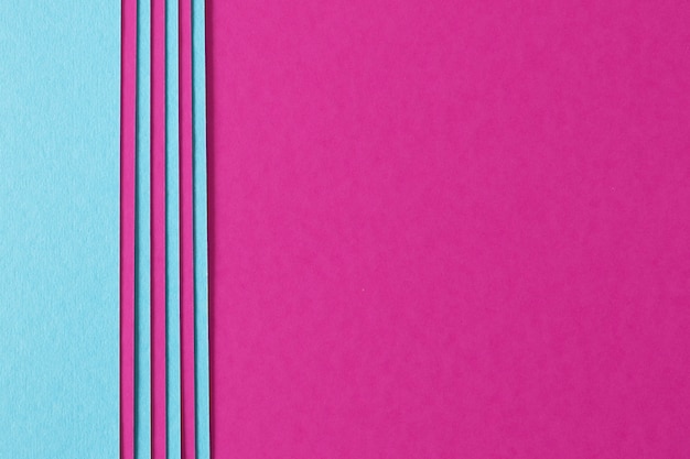 Fondo abstracto de composición de color rosa y azul con cartón de textura