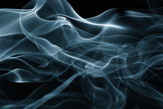 Foto gratuita fondo abstracto, diseño cinematográfico de textura de humo azul