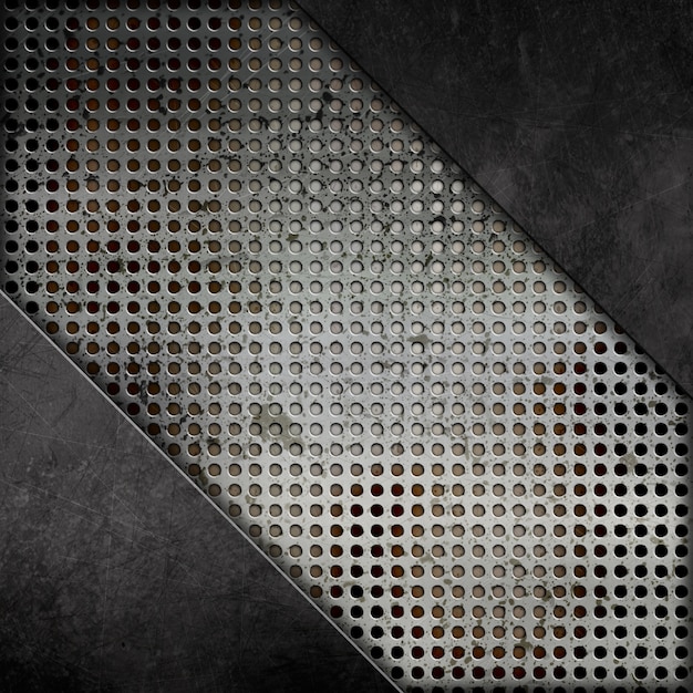 Fondo abstracto con un efecto de metal grunge