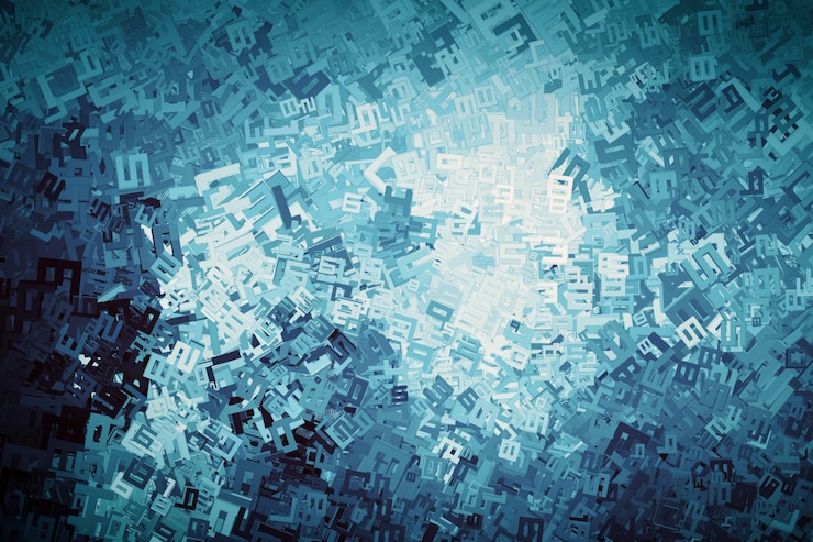 Foto gratuito fondo abstracto hecho con números