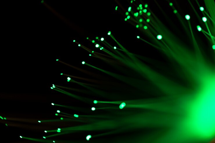 Foto gratuito fondo abstracto de luces de fibra óptica