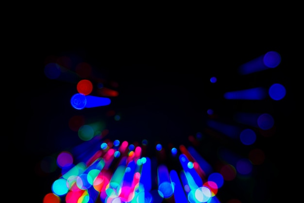 Fondo abstracto de luces neon