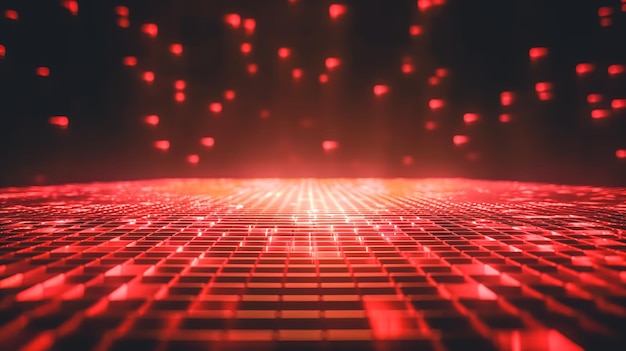 Fondo abstracto de un patrón de mosaico brillante IA generativa